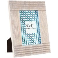 Anker Lined Wooden Photo Frame - 6 X 4