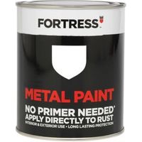 Fortress White Gloss Metal Paint 250 Ml