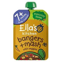 Ella's Kitchen Bang Bang Bangers + Mash With Veggies Stage 2 From 7 Months 130g