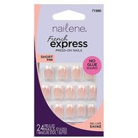 Nailene French Express Press-On Nails Short Pink