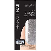 SensatioNail Gel Polish Silver Glitter