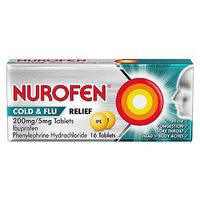 Nurofen Cold & Flu Relief 200mg/5mg - 16 Tablets