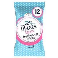 Lil-Lets Teens Freshen-Up Re-sealable Wipes