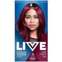 Schwarzkopf LIVE Color XXL HD 86 Pure Purple Permanent Purple Hair Dye