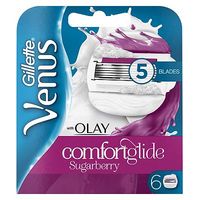 Gillette Venus & Olay Sugarberry Scent Pack Of 6 Cartridges