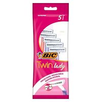BIC Disposable Razor Twin Lady Pouch 5 Pack