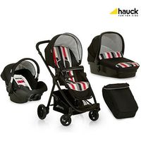 Hauck London All In One Travel System - Rainbow Black