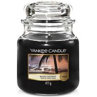 Yankee Candle Classic Medium Jar Candle In Black Coconut