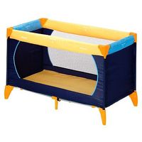 Hauck Dream 'n Play Travel Cot - Yellow, Blue & Navy