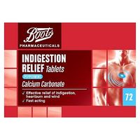 Boots Pharmaceuticals Indigestion Relief Peppermint Flavour - 72 Tablets