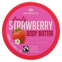 Boots Extracts [Strawberry Body Butter] 200ml Containing Fairtrade Ingredients