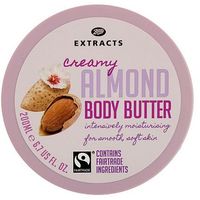 Boots Extracts [Almond Body Butter] 200ml Containing Fairtrade Ingredients