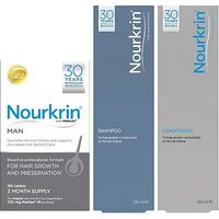Nourkrin Man 12 Months + Free 4x Nourkrin Shampoo & Scalp Cleanser 150ml & 4x Nourkrin Conditioner 150ml