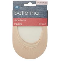 Ballerina Shoe Liners In Nude 2 Pack