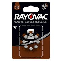 Rayovac 312 Hearing Aid Battery - Pack Of 8