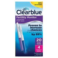 Clearblue Advanced Fertility Monitor Refill Tests - 20 Fertility Tests & 4 Pregnancy Tests