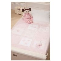 Silver Cross Luxury Cot And Cot Bed Quilt - Vintage Pink