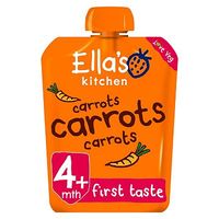Ella's Kitchen Carrots Carrots Carrots Stage 1 From 4 Months 70g