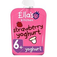 Ella's Kitchen Strawberry Yummy Yoghurt Greek Style From 6+ Months 90g