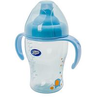 Boots Baby Trainer Bottle- Blue