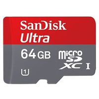 SanDisk Micro ULTRA SD Memory Card With Adapter- 64GB Class 10
