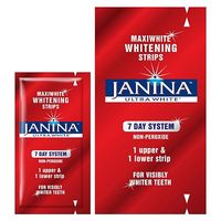 Janina Ultra White Maxiwhite Whitening Strips - 7 Day System (14 Pouches)