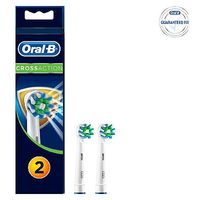 Oral-B CrossAction Replacement Electric Toothbrush Heads 2 Counts