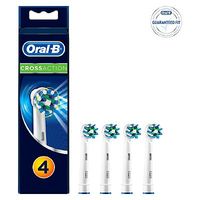 Oral-B CrossAction Replacement Electric Toothbrush Heads 4 Counts