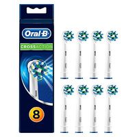 Oral-B CrossAction Replacement Electric Toothbrush Heads 8 Counts
