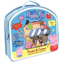 Peppa Pig Puzzle And Colour