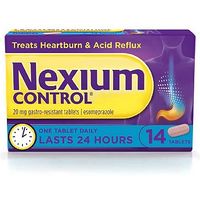 Nexium Control 20 Mg Gastro-Resistant Tablets - 14 Tablets