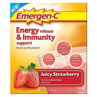 Emergen-C Juicy Strawberry Sachets With Sweetener - 8 X 9.8 G