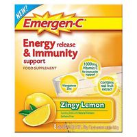 Emergen-C Zingy Lemon Sachets With Sweeteners - 8 X 9.8 G