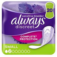 Always Discreet Incontinence Pads Small X 20