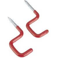 Rothley Red Steel Small All Purpose Storage Hooks Pack Of 2