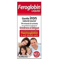 Vitabiotics Feroglobin B12 Liquid Iron Zinc B Complex Malt Honey Orange - 500 Ml