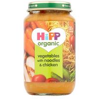 HiPP Organic Vegetables With Noodles And Chicken 10+ Months 220g
