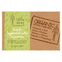 Little Soap Co Organic English Peppermint With Poppyseeds 110g
