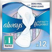 Always Infinity Normal Sanitary Towels With Wings 12x