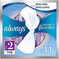 Always Infinity Long Sanitary Towels With Wings 11x