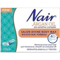 Nair Argan Oil Salon Divine Body Wax 'Bye Bye Pain' Formula