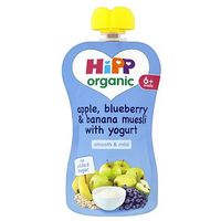 HiPP Organic Apple, Blueberry & Banana Muesli With Yogurt 6+ Months 100g