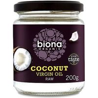 Biona Organic Coconut Virgin Oil Raw 200g