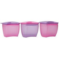 Boots Baby 3 Snack Pots - Pink