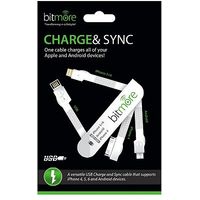 Bitmore Sync And Charge Multi Tip Travel Connector White