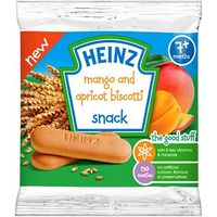 Heinz 7+ Months Mango And Apricot Biscotti Snack 60g