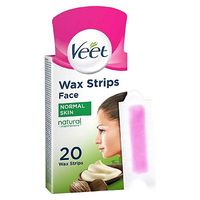 Veet Natural Inspirations Face Precision Wax Strips With Shea Butter All Skin Types 20 Wax Strips