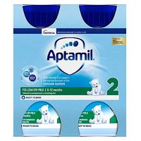 Aptamil Follow On Milk 2 6-12 Months 4 X 200ml