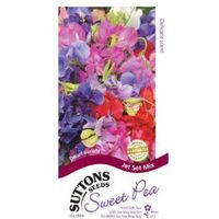 Suttons Sweet Pea Seeds Jet Set Mix