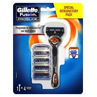 Gillette Fusion ProGlide With NEW Flexball Technology Manual Razor + 4 Blades